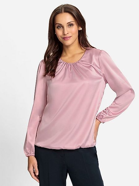 Witt Klassische Bluse Satin-Bluse Langarm günstig online kaufen