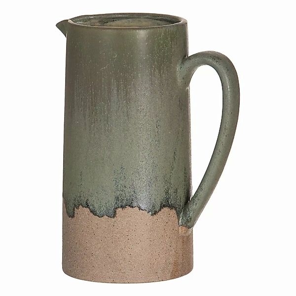 Vase 19 X 12 X 23,5 Cm Aus Keramik Grün Creme günstig online kaufen