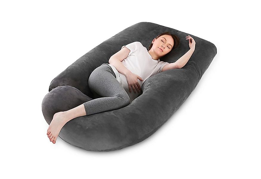 SURFOU Stillkissen Schwangerschaftskissen J-Form Ganzkörperkissen Schlafen günstig online kaufen