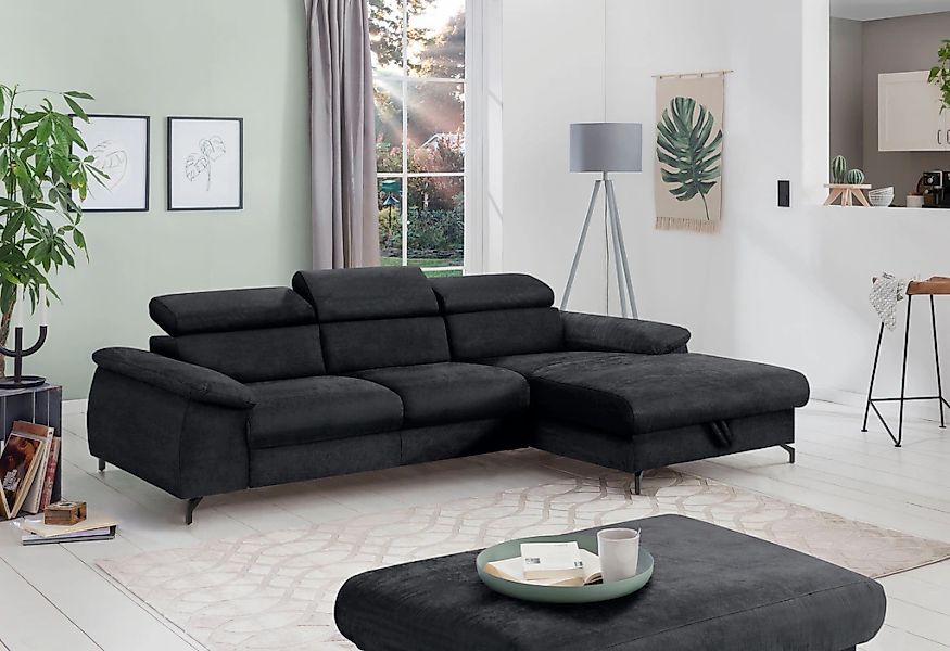 COTTA Polstergarnitur "Komaris L-Form", (Set), Set bestehend aus: Ecksofa m günstig online kaufen
