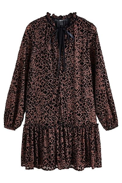 Next Minikleid Gestuftes Minikleid mit Bindedetail vorne (1-tlg) günstig online kaufen