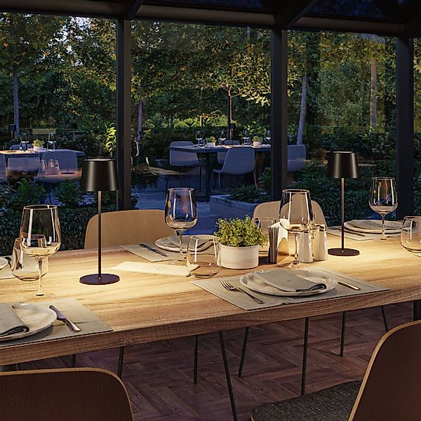 Paulmann LED Außen-Tischleuchte Akkuleuchte Gilo IP44 dimmbar, ohne Leuchtm günstig online kaufen