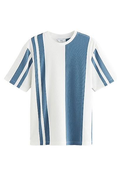 Next T-Shirt Edles T-Shirt mit vertikalen Streifen (1-tlg) günstig online kaufen
