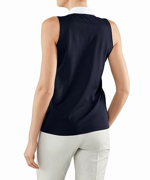 FALKE Damen Polo Shirt Polo, XL, Blau, Baumwolle, 37483-643705 günstig online kaufen