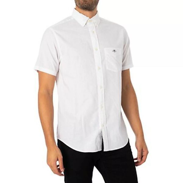 Gant  Hemdbluse Normales, kurzärmliges Hemd aus Baumwollleinen günstig online kaufen