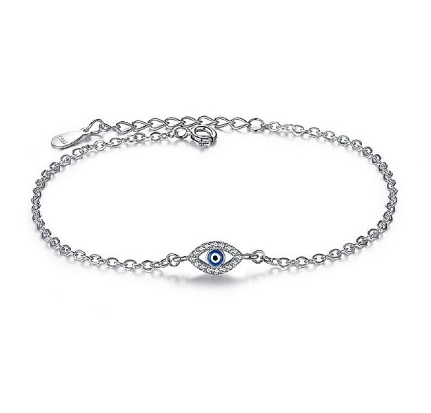 PANDACHARMS Silberarmband Armkettchen mit Auge Nazar Amulett, 925 Silber, L günstig online kaufen