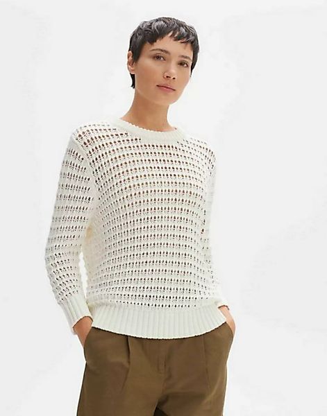 OPUS Strickpullover Pelisa normale Länge gehäkelte Ware günstig online kaufen