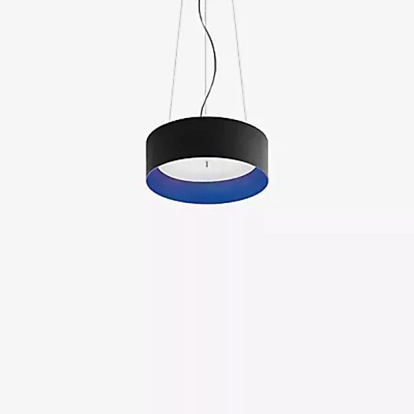 Artemide Tagora Pendelleuchte LED, schwarz/blau - ø57 cm - Integralis günstig online kaufen