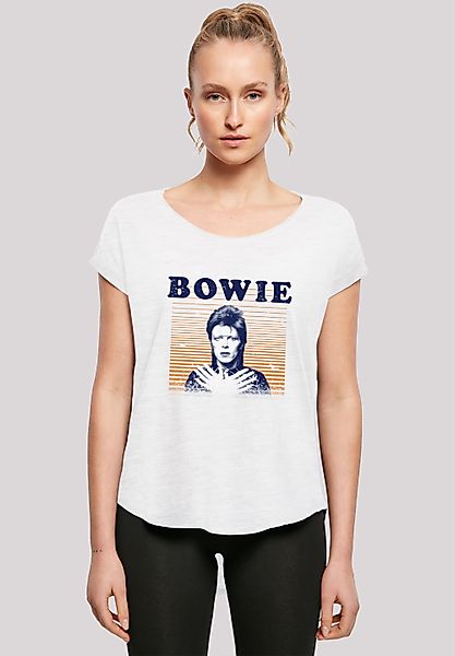 F4NT4STIC T-Shirt "David Bowie Orange Stripes", Print günstig online kaufen