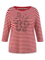 Rundhals-Shirt Samoon rot günstig online kaufen
