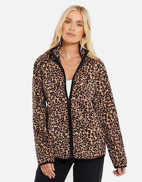 Threadbare Fleecejacke THB Peach Leo Zip günstig online kaufen