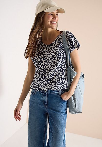 CECIL T-Shirt mit All-Over Print günstig online kaufen