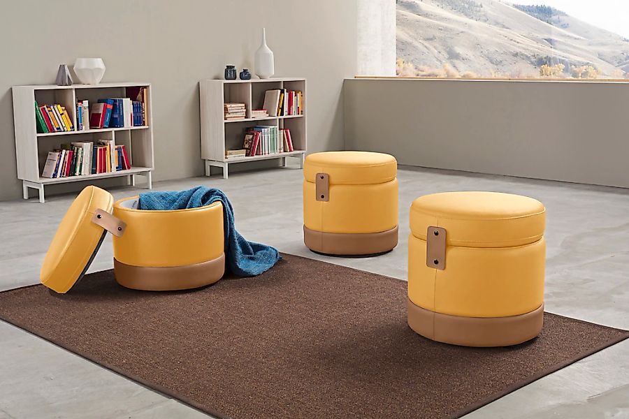 Egoitaliano Hocker "Tonder, Designhocker als Blickfang mit tollen Details", günstig online kaufen
