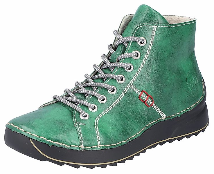 Rieker Schnürboots, Schnürstiefelette, High Top Sneaker, Plateauboots mit P günstig online kaufen
