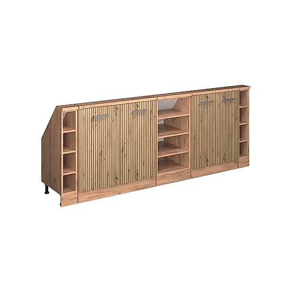 Vicco Unterschrank R-Line, Artisan-Eiche/Goldkraft Eiche, 215 günstig online kaufen