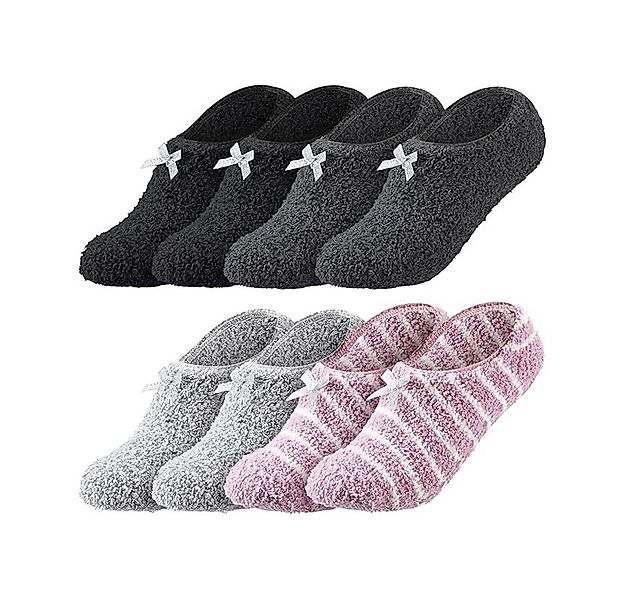 Coonoor Haussocken Fluffy Hausschuh-Socken für Damen – Rutschfest, Weich & günstig online kaufen