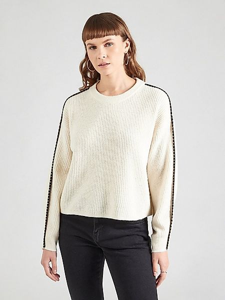 Vero Moda Strickpullover Zora (1-tlg) Seitenstreifen günstig online kaufen