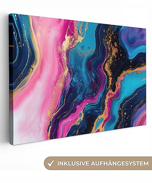 OneMillionCanvasses® Leinwandbild Marmor - Modern - Gold, Fotodruck (1 St), günstig online kaufen