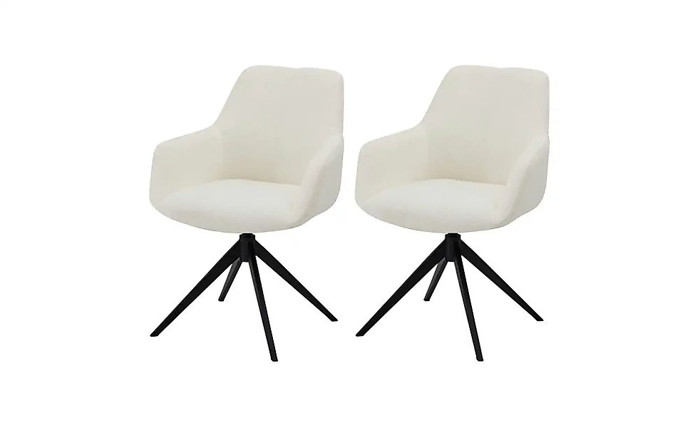 Furnhouse Esszimmerstuhl 2er-Set  Helena ¦ weiß ¦ Maße (cm): B: 64 H: 87 St günstig online kaufen