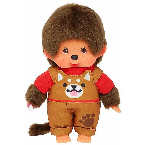 Monchhichi Plüschfigur Junge mit Shiba Latzhose 20 cm Monchhichi Puppe Fash günstig online kaufen