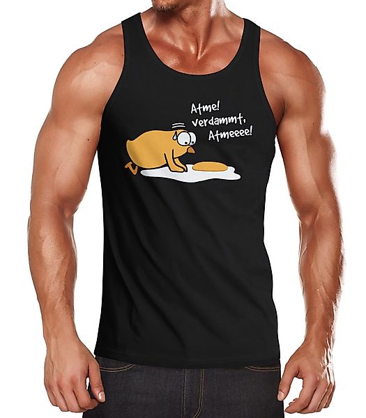 MoonWorks Tanktop Herren Tanktop Spiegelei Spruch günstig online kaufen