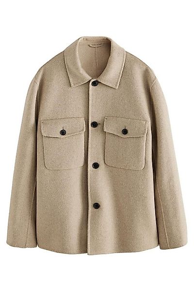 Next Hemdjacke Weiche, hochwertige Hemdjacke mit hohem Wollanteil (1-St) günstig online kaufen