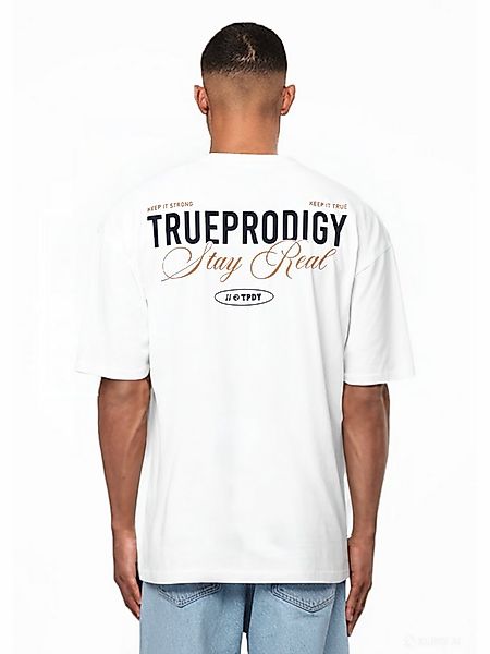 trueprodigy Oversize-Shirt Lou Logoprint Rundhals dicker Stoff günstig online kaufen