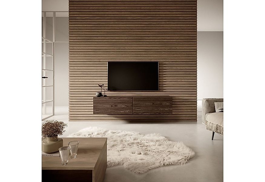 Selsey TV-Schrank BISIRA Hängend mit 2 grifflosen Türen, 140 cm günstig online kaufen