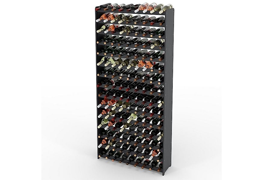 Lenmar Weinregal Weinregal Weinregal Holz Flaschenregal für 91 Flaschen Len günstig online kaufen