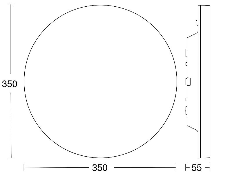 Steinel Sensor-Innenleuchte 350 x 55 mm WS R20 basic SC 3000K - 67854 günstig online kaufen