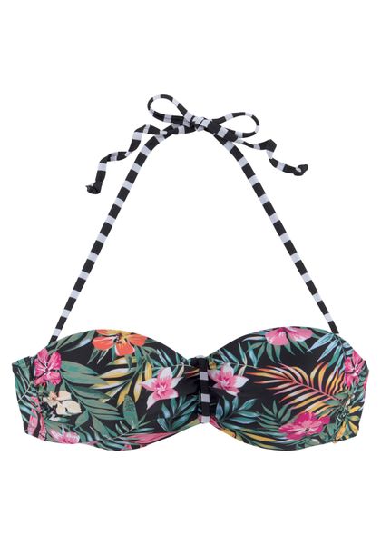 Venice Beach Bandeau-Bikini-Top "Summer" mit geraffter Mitte günstig online kaufen
