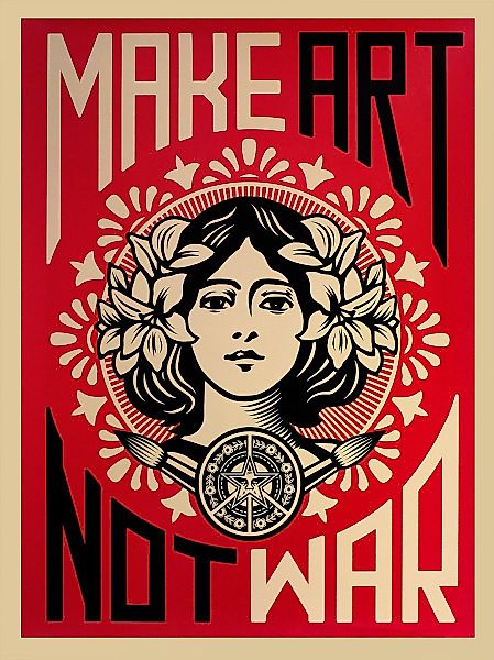Close Up Poster Shepard Fairey Kunstdruck günstig online kaufen