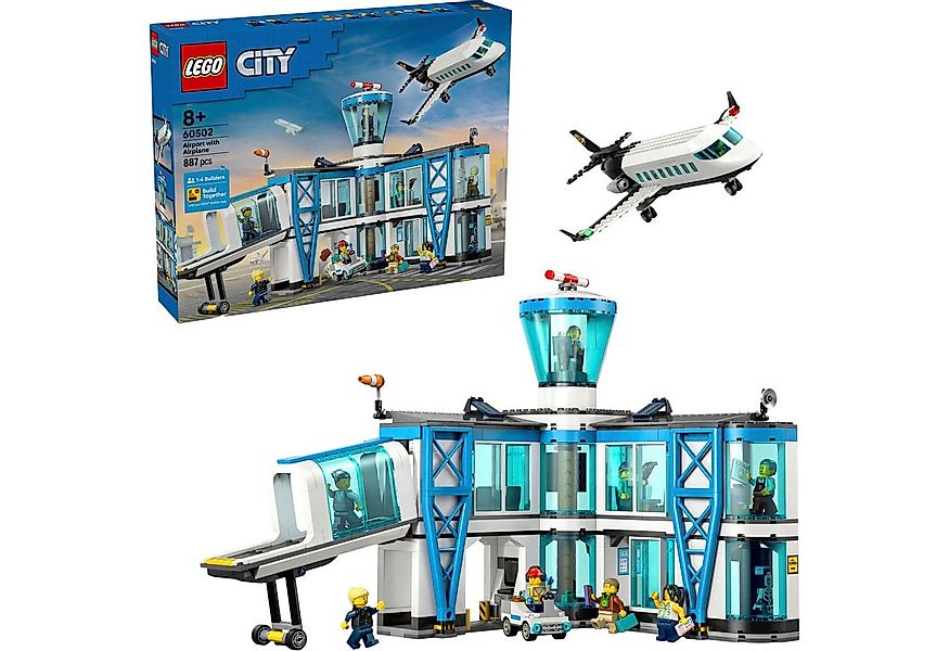 LEGO® Flughafen mit Flugzeug (60502), LEGO City Konstruktionsspielsteine, ( günstig online kaufen