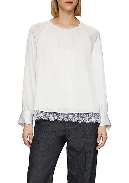 s.Oliver BLACK LABEL Langarmbluse mit leichter Rippstruktur günstig online kaufen