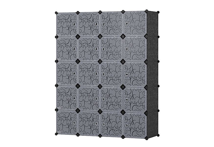 Mondeer Kleiderschrank Steckregal (Staub- und Wasserabweisend, mit Tür) mit günstig online kaufen