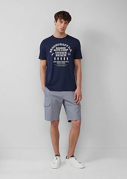 s.Oliver Bermudas Cargo-Bermuda mit Straight Leg und Label-Details günstig online kaufen