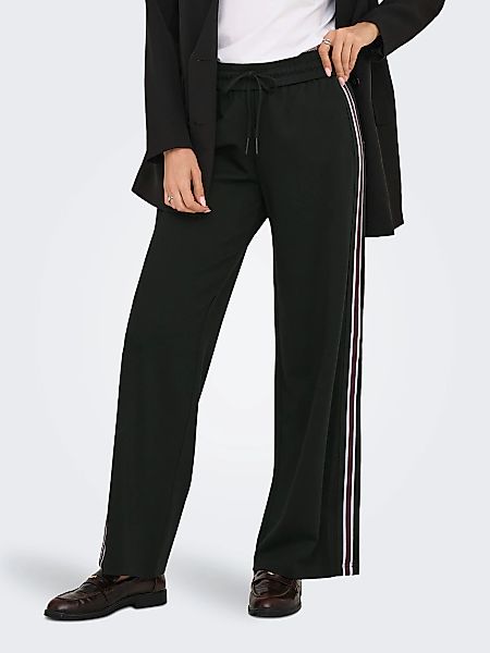 ONLY Jogger Pants "ONLPOPTRASH-TADIA MW X-WIDE TAPE PNT", mit seitlichem Fa günstig online kaufen
