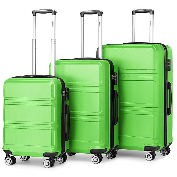KONO Trolleyset 4 Rollen, (3 tlg), günstig online kaufen