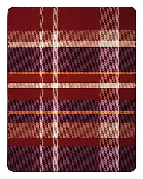 Biederlack Wohndecke "Wohndecke Ruby Check mit geketteltem Zierstich" Made günstig online kaufen