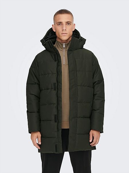 ONLY & SONS Steppjacke ONSCARL LIFE LONG QUILTED COAT NOOS OTW günstig online kaufen