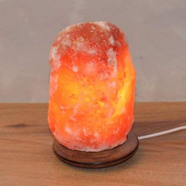 Salzleuchte Rock mit Sockel, 1,5-2 kg, bernstein günstig online kaufen