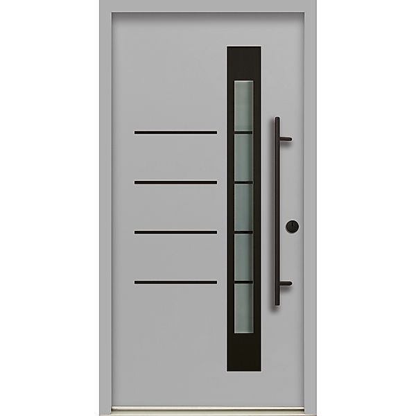Splendoor Thermospace Sicherheits-Haustür Berlin Prime RC2 Grau 110x210 cm günstig online kaufen