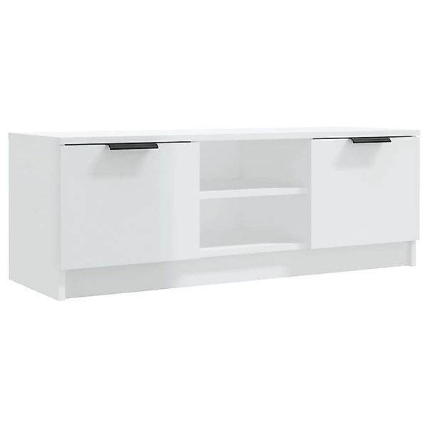 vidaXL TV-Schrank Hochglanz-Weiß 102x35x36,5 cm Holzwerkstoff 811517 günstig online kaufen