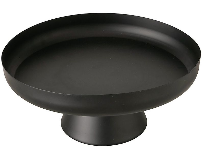 BOLTZE Dekoschale Credo Schale mit Stand schwarz 30,5cm (1 Stück) günstig online kaufen