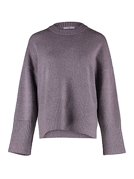 HaILY’S Longpullover Gemütlicher Basic-Pullover mit Rippdetails (1-tlg) LS günstig online kaufen