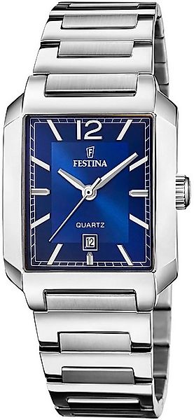 Festina Quarzuhr On The Square F20679/3, Armbanduhr, Damenuhr, Edelstahlarm günstig online kaufen