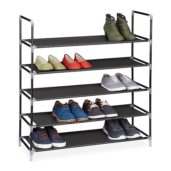 relaxdays Schuhregal für 20 Paar Schuhe, günstig online kaufen