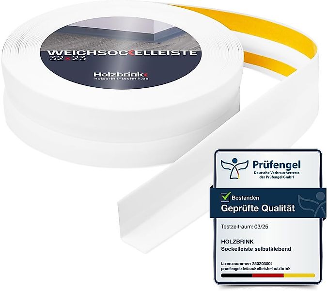 HOLZBRINK Sockelleiste HOLZBRINK selbstklebend PVC 32x23mm, 1 m, L: 100 cm, günstig online kaufen