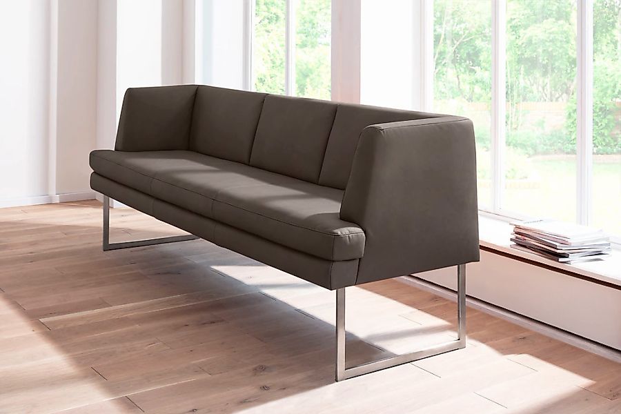 K+W Komfort & Wohnen Polsterbank »Cube«, Hammerkissenoptik, 2 Breiten, Hoch günstig online kaufen