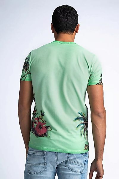 Petrol T-Shirt Botanischer Palmenbaum Grün - Größe XXL günstig online kaufen